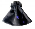 208997 Aszak suede donker blauw hart 15x18 800